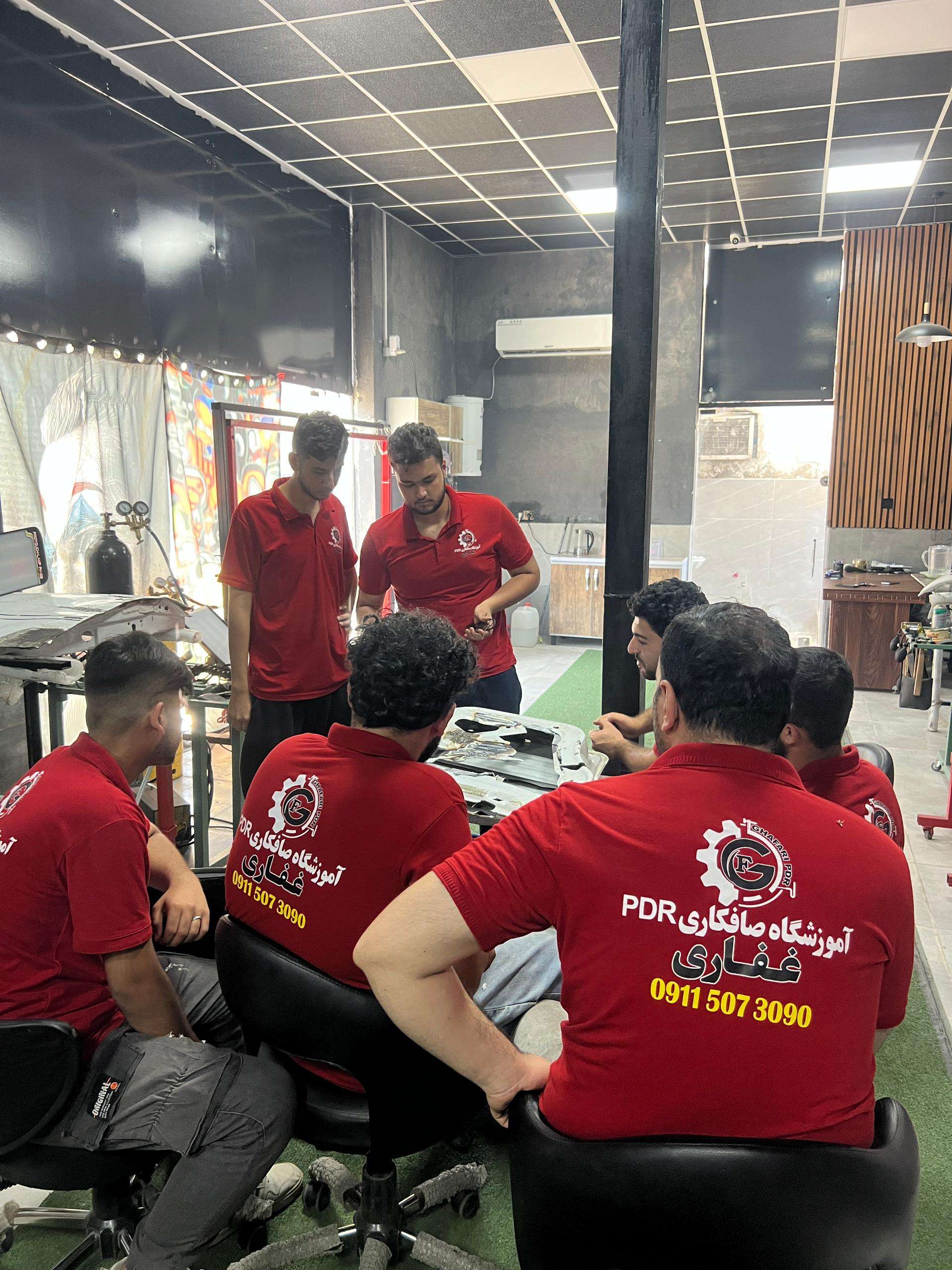 قبل و بعد انجام کار